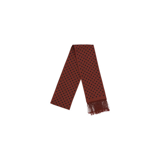 Polka-dot pattern Silk Scarf