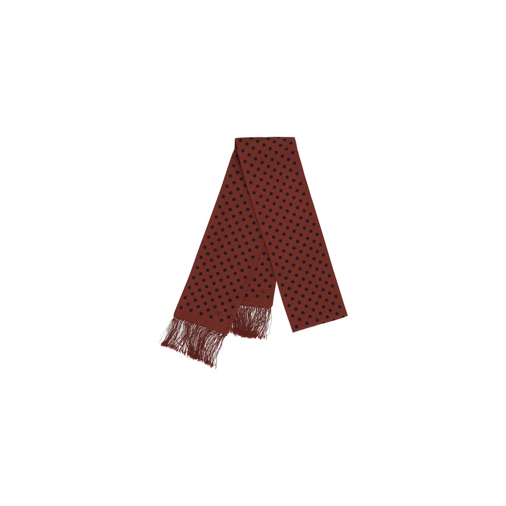 Polka-dot pattern Silk Scarf
