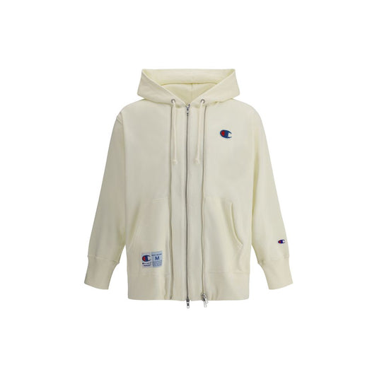 Hoodie with double zipper