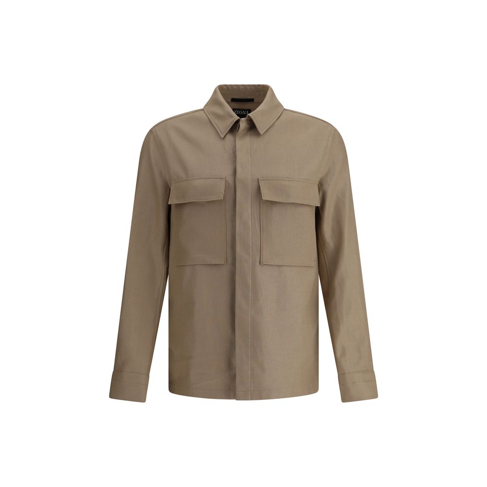 Linen Shirt Jacket