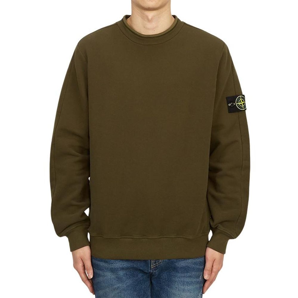 Green Cotton Sweater