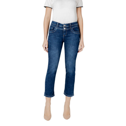 Blue Cotton Jeans & Pant