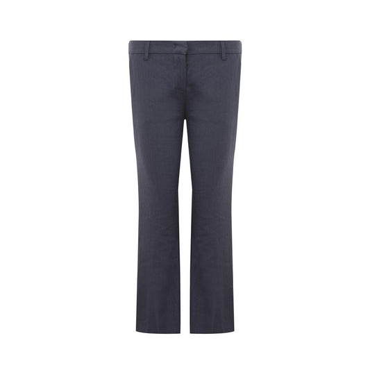 Blue Linen Jeans & Pant