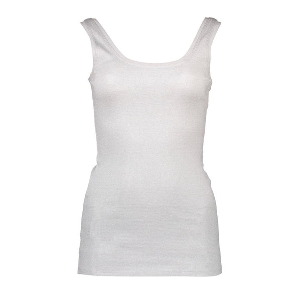 Silvian Heach Bianco Cotton Women T-Shirt