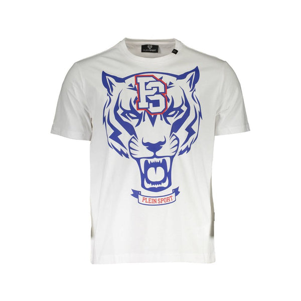 Plein Sport White Cotton T-Shirt