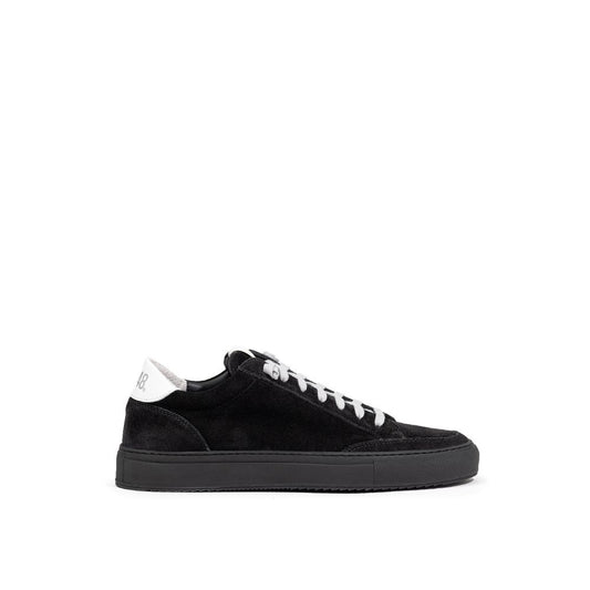 Black Suede Leather Sneaker