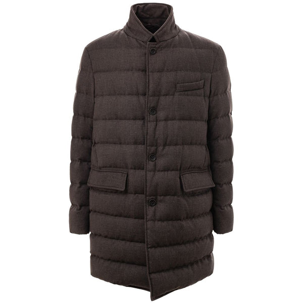 Herno Brown Wool Jackets & Coat