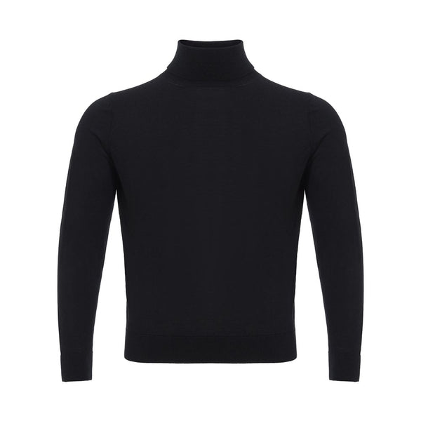 Colombo Black Cashmere Turtleneck