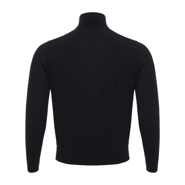 Colombo Black Cashmere Turtleneck