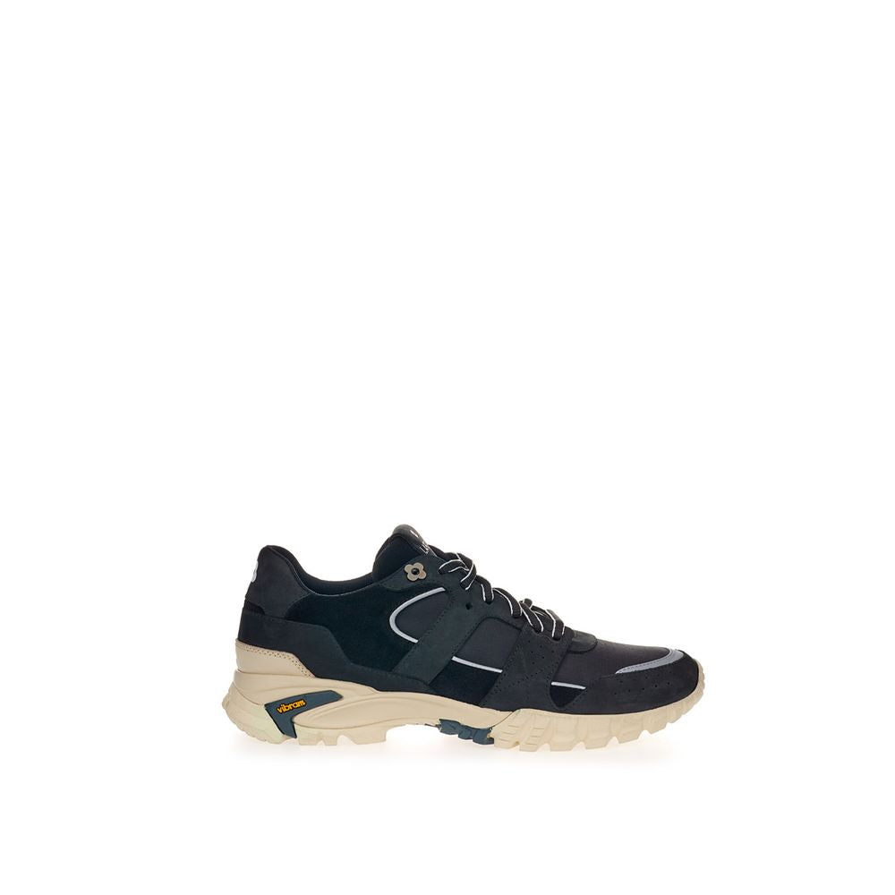 Black Suede Leather Sneaker