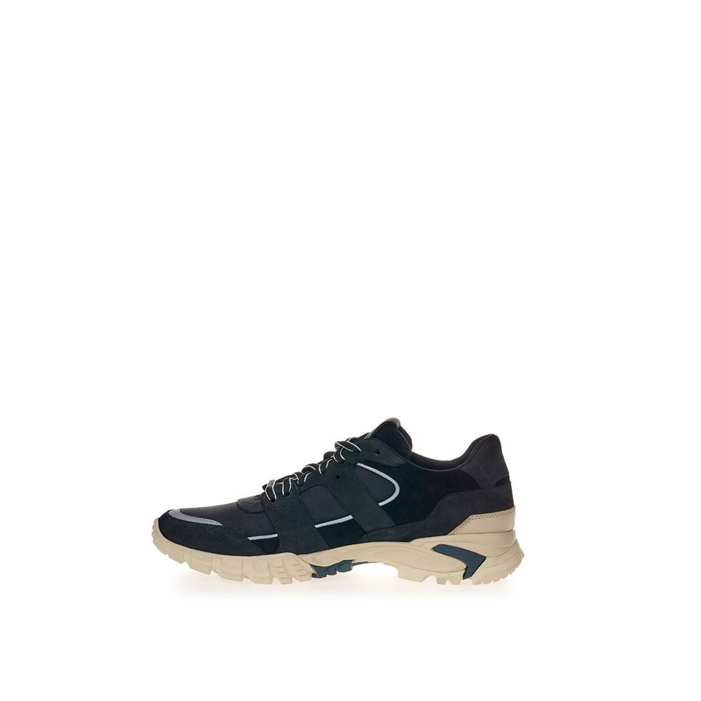 Black Suede Leather Sneaker