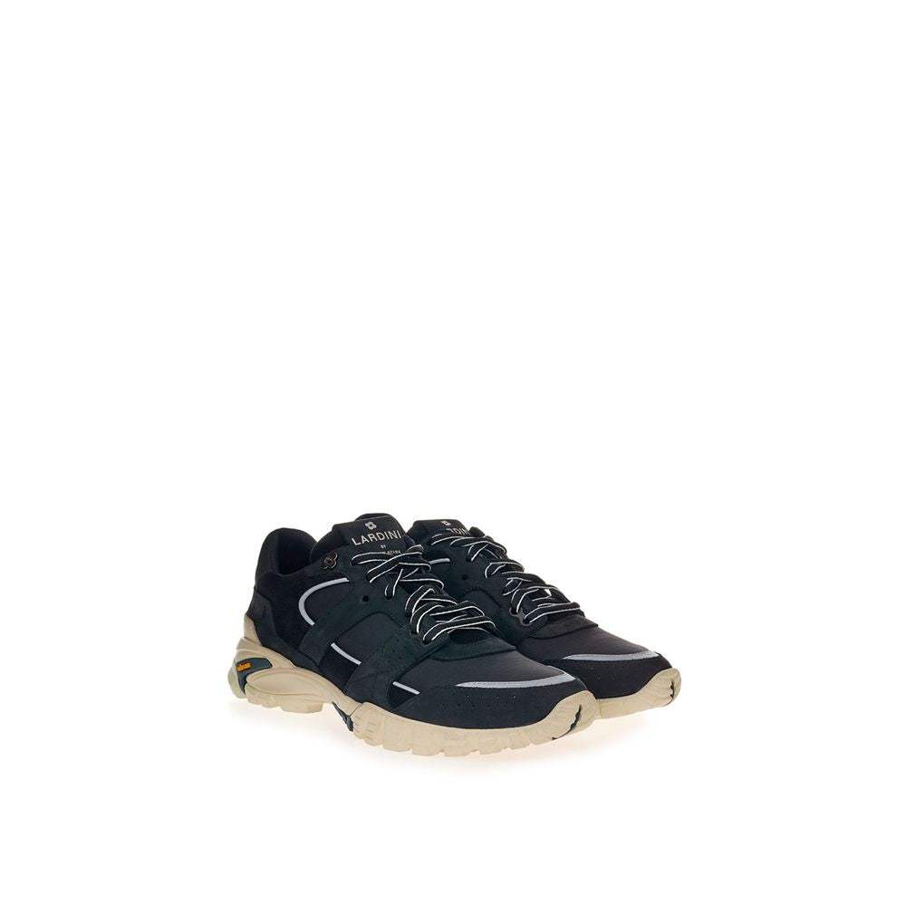 Black Suede Leather Sneaker