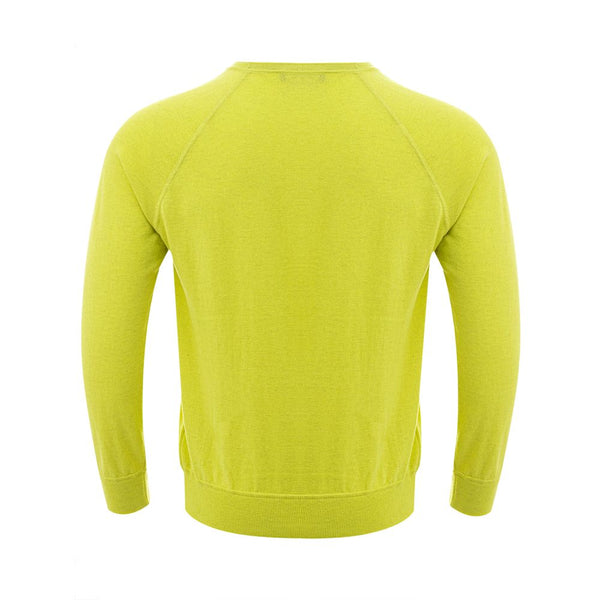 Gran Sasso Yellow Cotton Sweatshirt