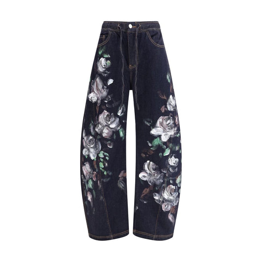 Floral print Jeans