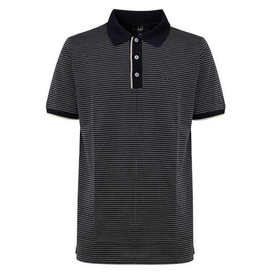 Blue Cotton Polo Shirt