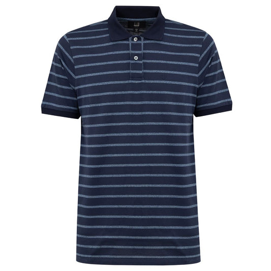 Blue Cotton Polo Shirt