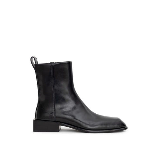 Black Leather Boot