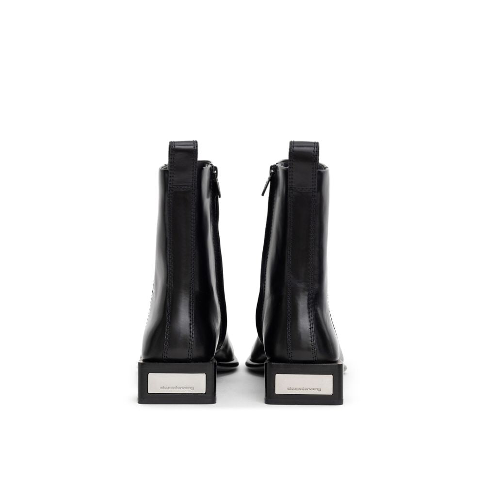 Black Leather Boot