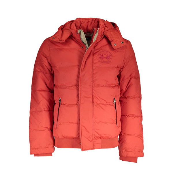 La Martina Orange Polyamide Men's Jacket