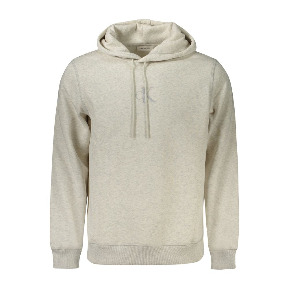 Gray Cotton Men Sweater