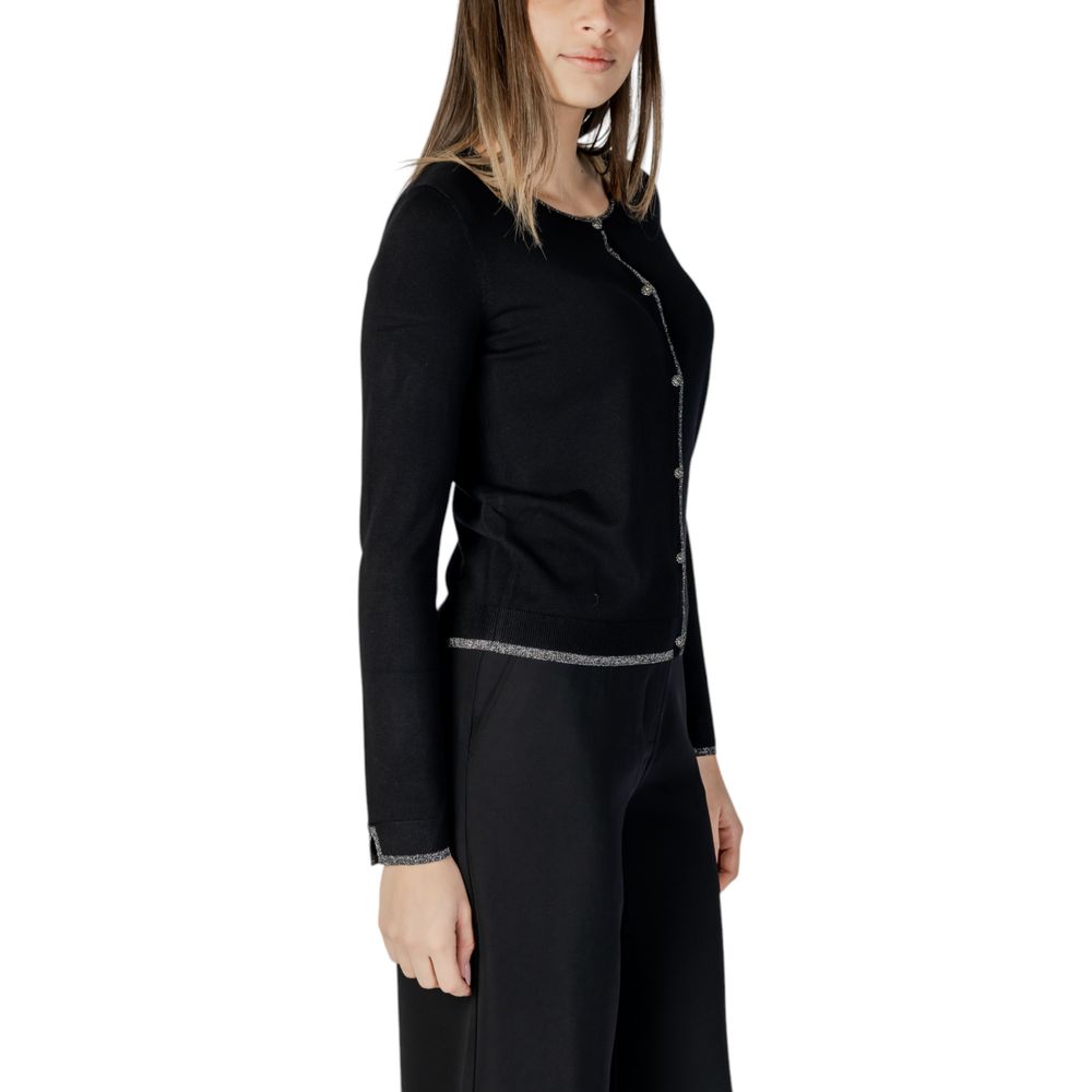 Black Viscose Cardigan