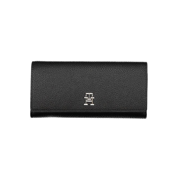 Tommy Hilfiger Nero Poliuretano Donna Portafoglio