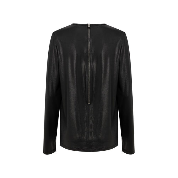 Tom Ford Black Viscose Long Sleeve T-Shirt