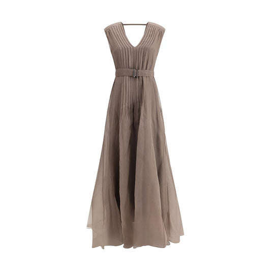 Silk Long Dress