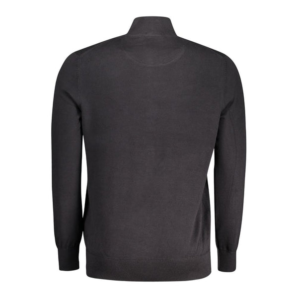 Timberland Black Organic Cotton Men Cardigan
