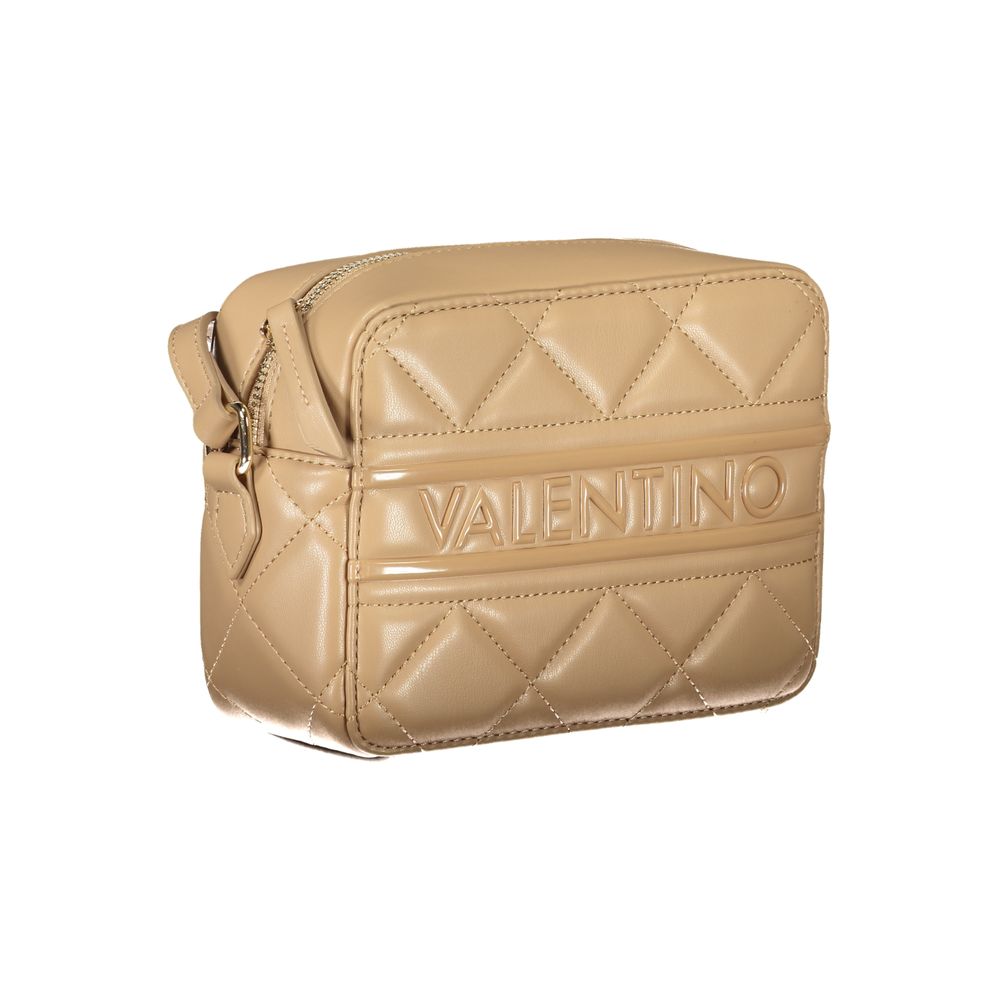 Beige Polyethylene Women Handbag