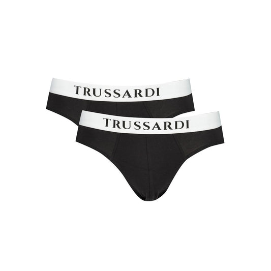 Black Cotton Men Underwear Pack
