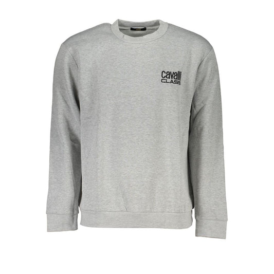 Gray Cotton Men Sweater