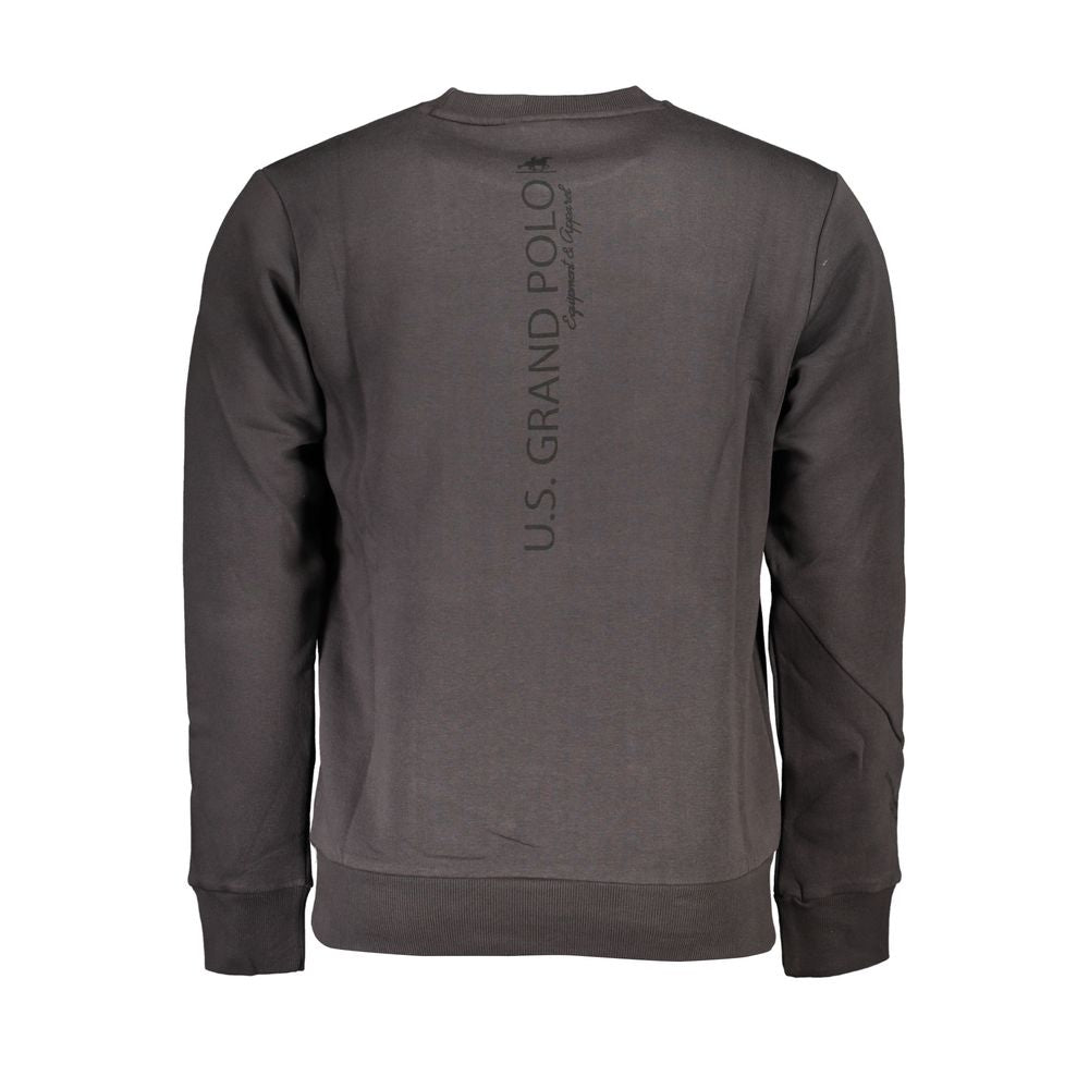 Gray Cotton Men Sweater