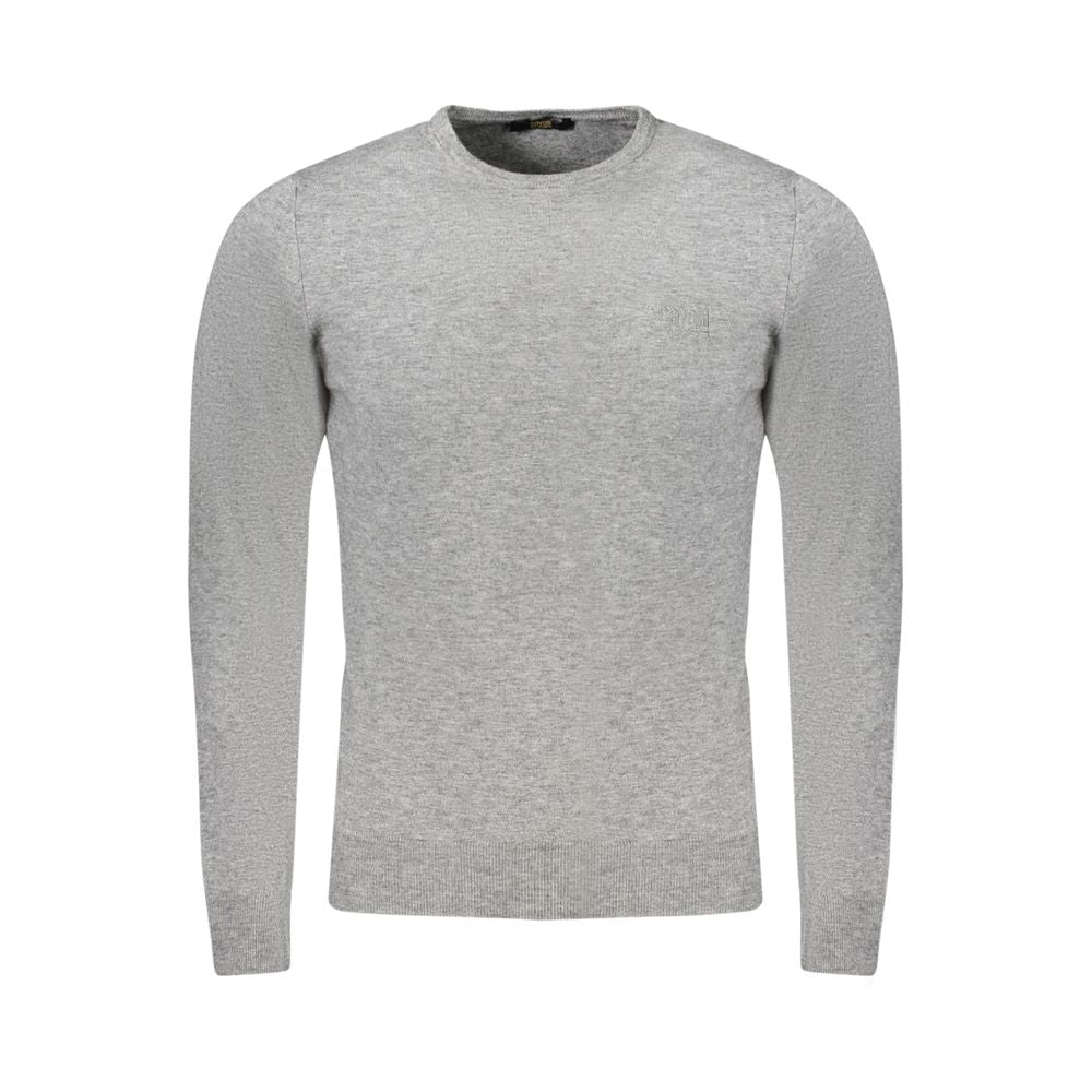 Gray Polyester Men Sweater