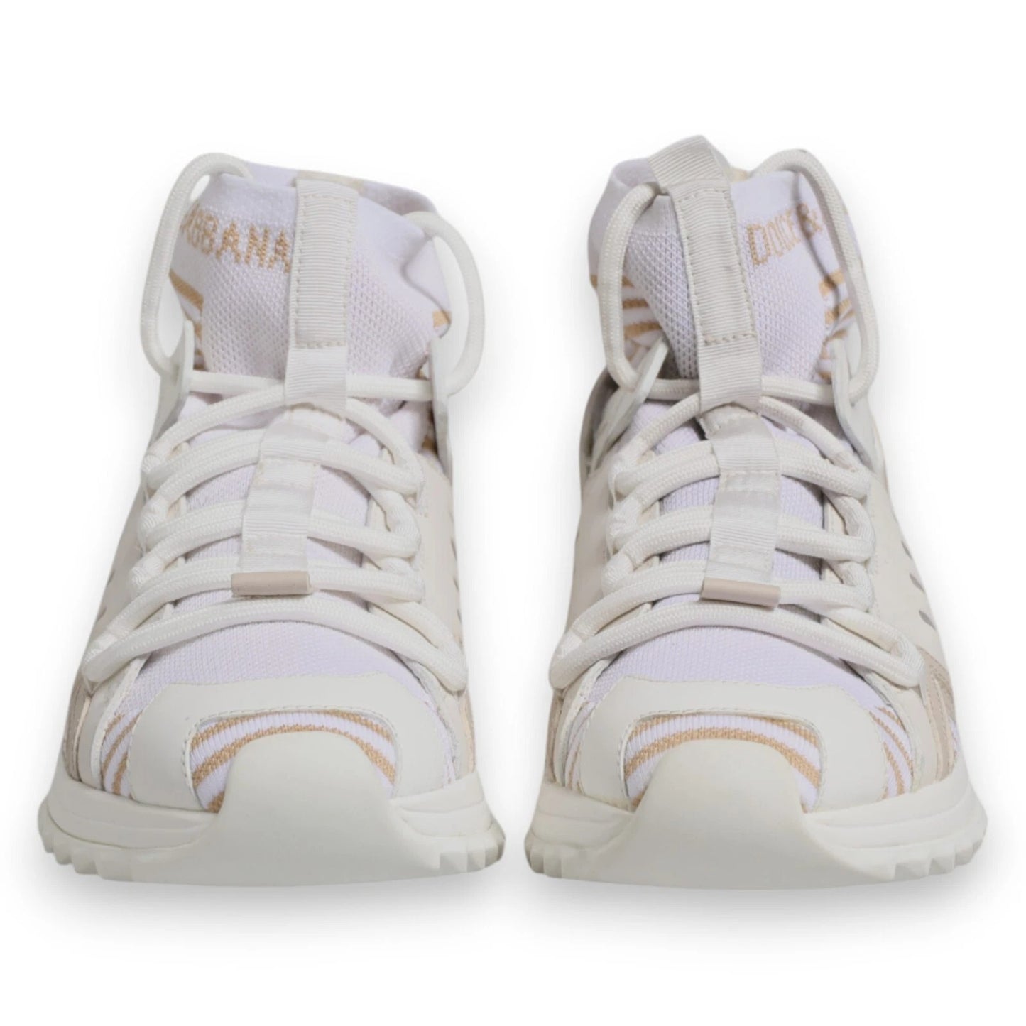 White Sorrento Socks Trekking Sneakers Shoes