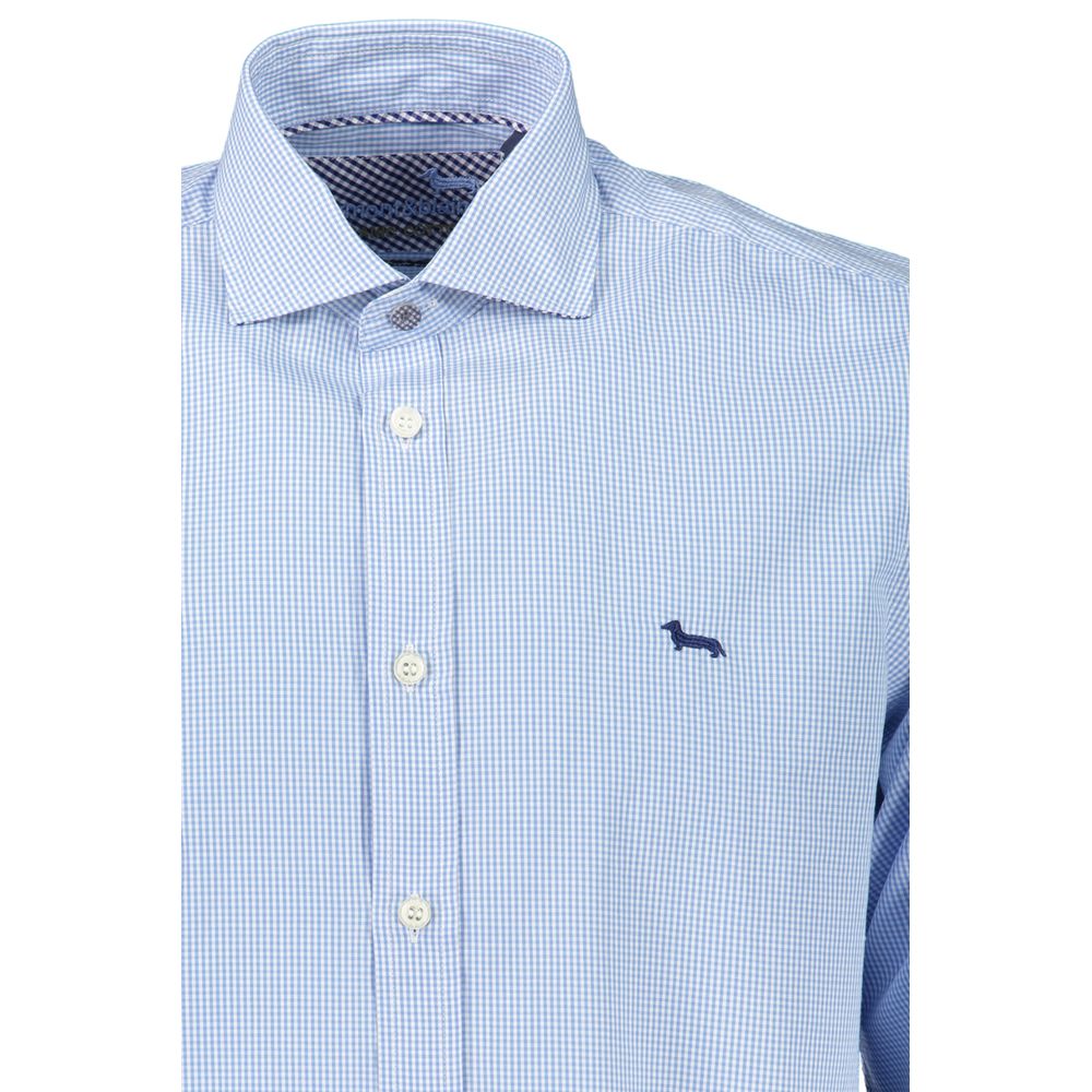 Light Blue Cotton Men Shirt
