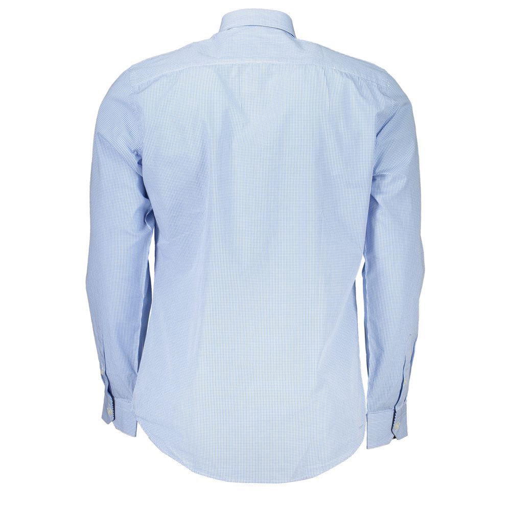Light Blue Cotton Men Shirt