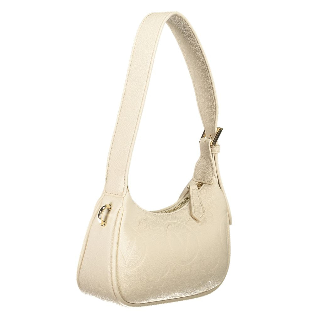 Beige Polyethylene Women Handbag