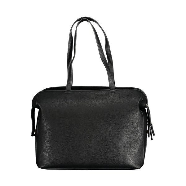 Mario Valentino Black Polyurethane Women's Bag