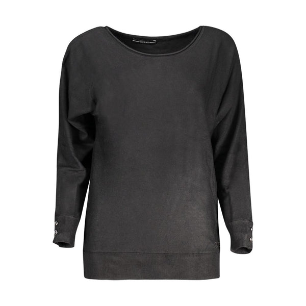 Guess Jeans Black Viscosa Women Sweater