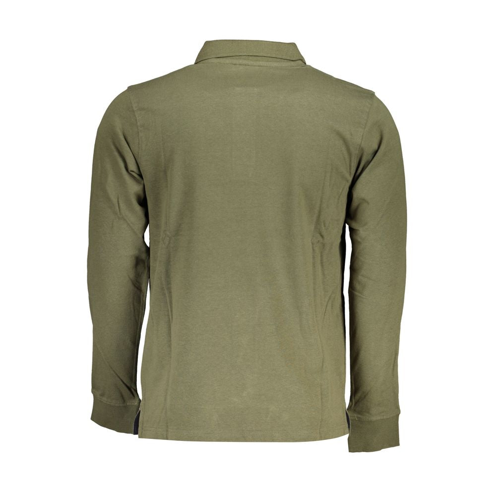 Green Cotton Polo Shirt