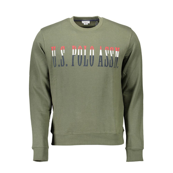 U.S. POLO ASSN. Green Cotton Men's Sweatshirt