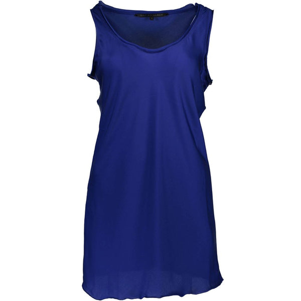 Silvian Heach Blu Polyester Women T-Shirt