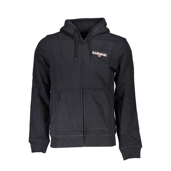 Napapijri Black Cotton Men's Hoodie