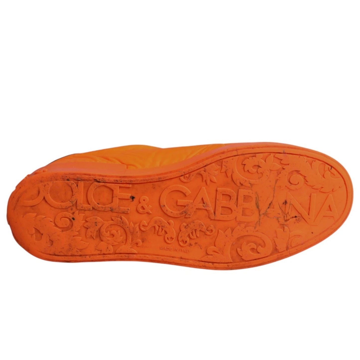 Orange Portofino Logo Tape Men Sneakers Shoes