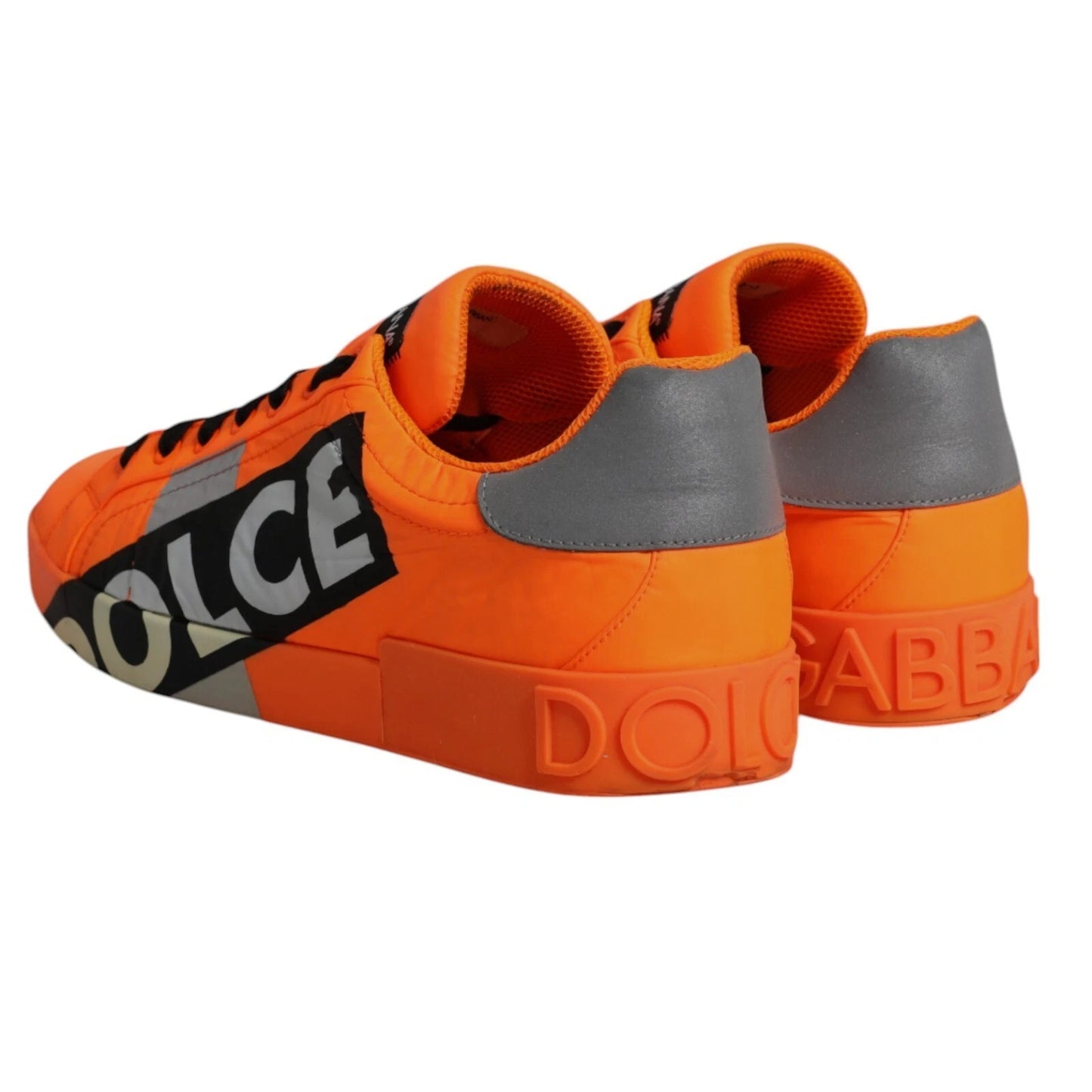 Orange Portofino Logo Tape Men Sneakers Shoes
