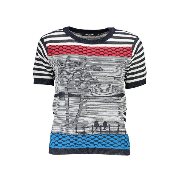 Desigual Blu Cotton Women Shirt