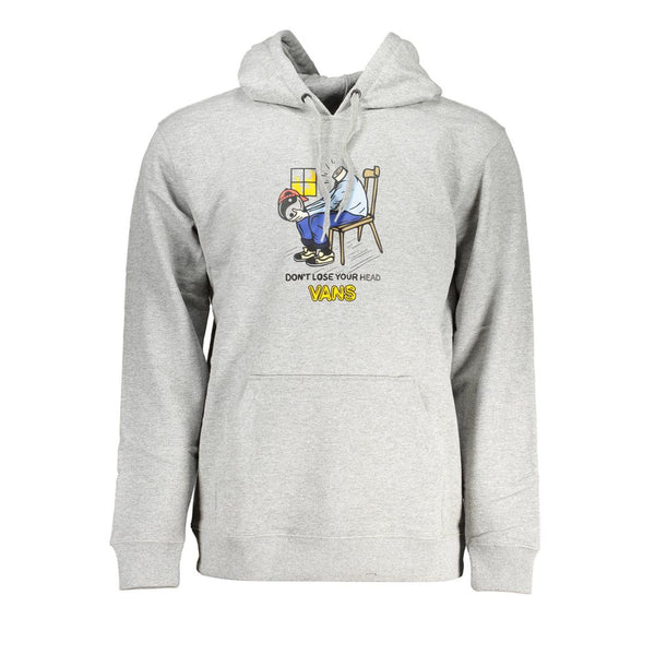 Vans Grigio Cotton Men's Sweatshirt