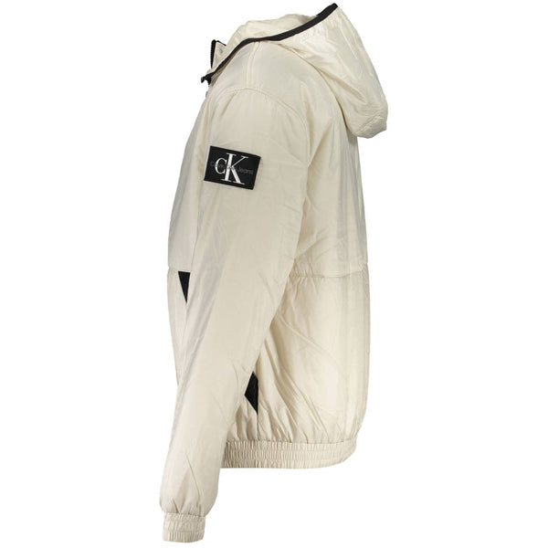 Calvin Klein Beige Recycled Polyester Men's Jacket