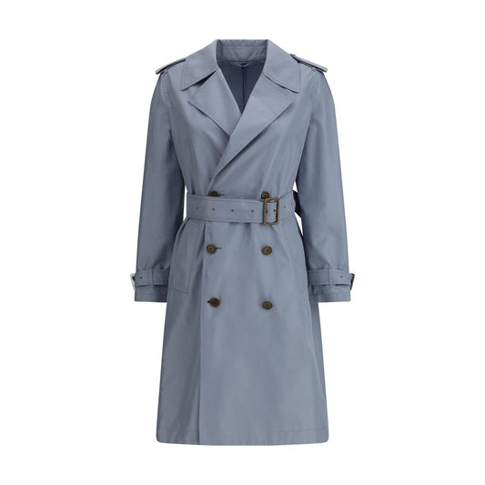 Silk long Trench Coat